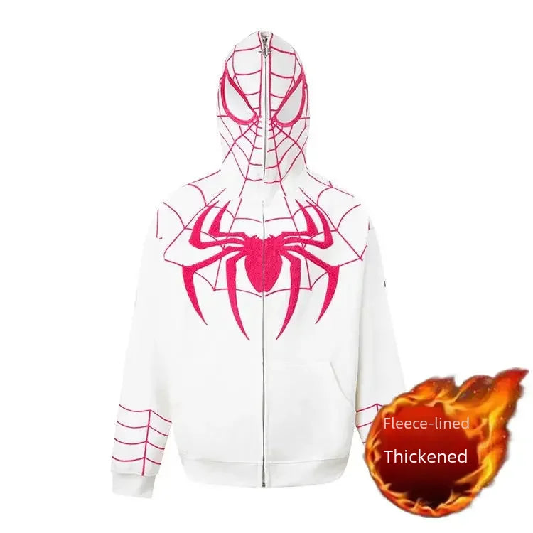 American Style Spiderman Hooded Sweatshirt