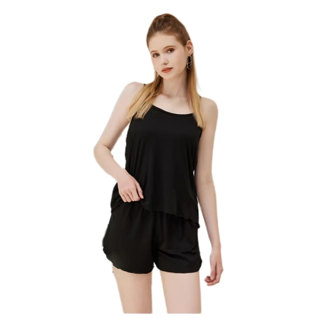 Lace Camisole Shorts Sleepwear