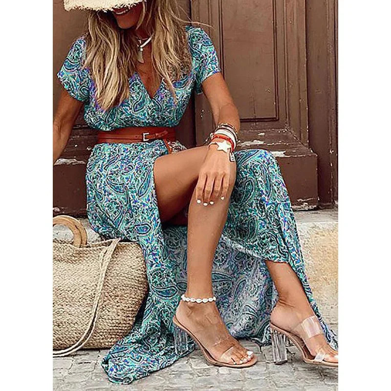 Summer Casual Beach Holiday Maxi Dress