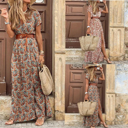Summer Casual Beach Holiday Maxi Dress