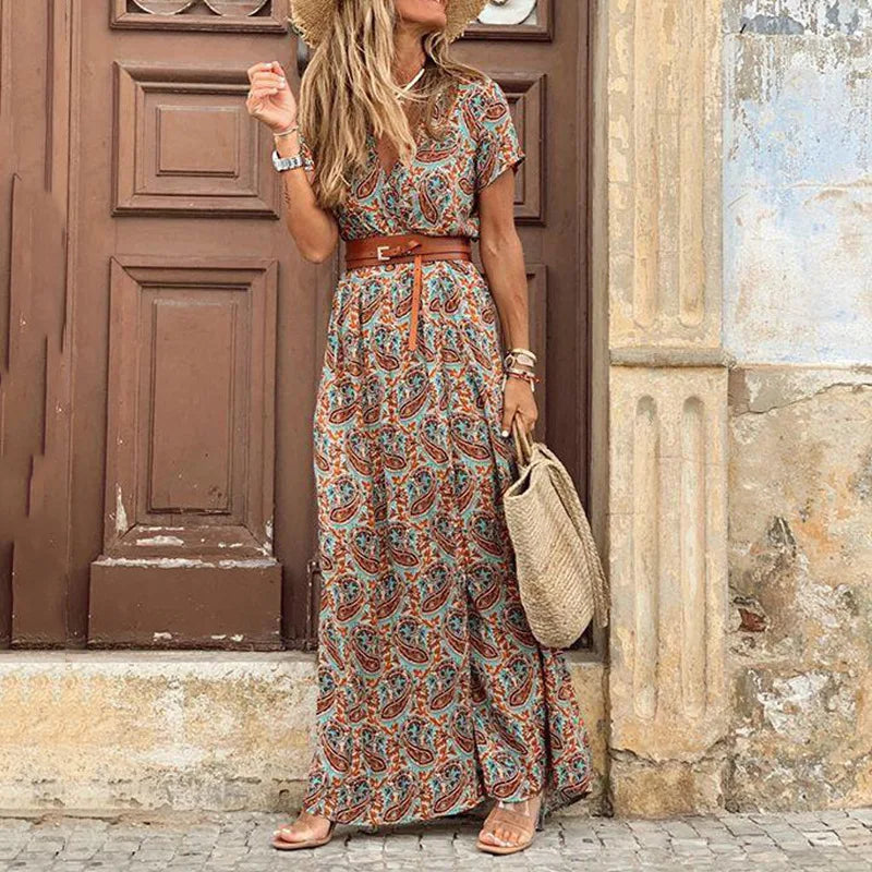 Summer Casual Beach Holiday Maxi Dress