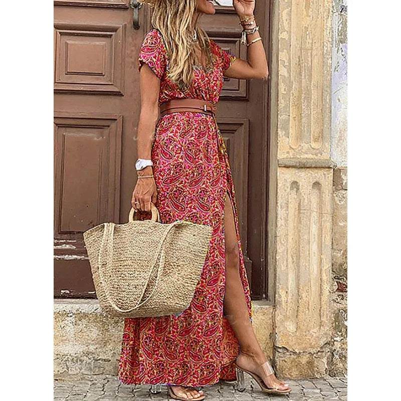 Summer Casual Beach Holiday Maxi Dress