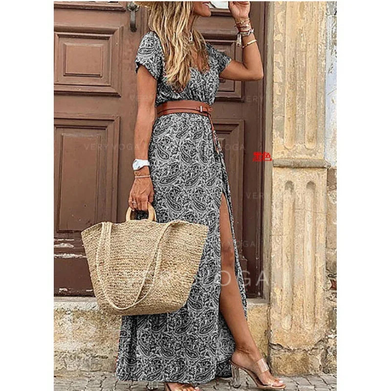 Summer Casual Beach Holiday Maxi Dress