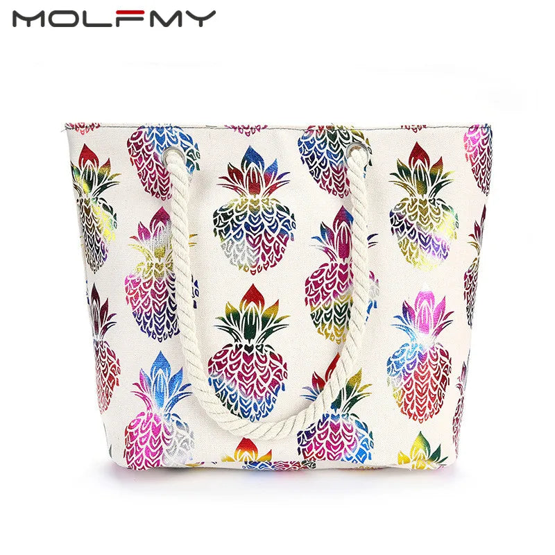 Canvas Handbag Animal Printed For Women