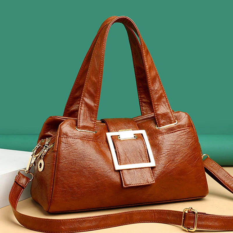 Women Vintage Soft Leather Handbags