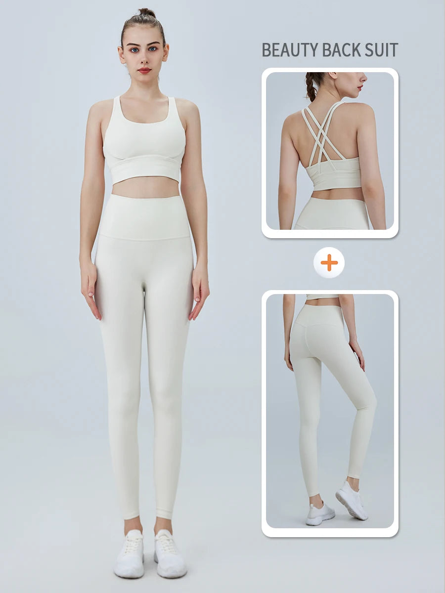 2 Piece Yoga Tracksuit Athletic Wear