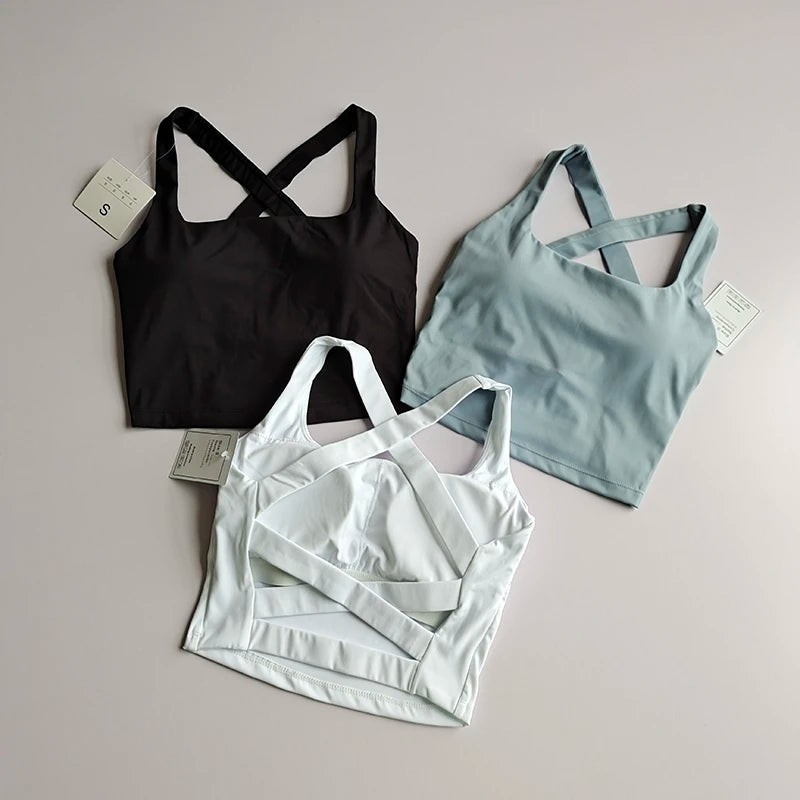Seamless Sports Bra Sexy Yoga Top
