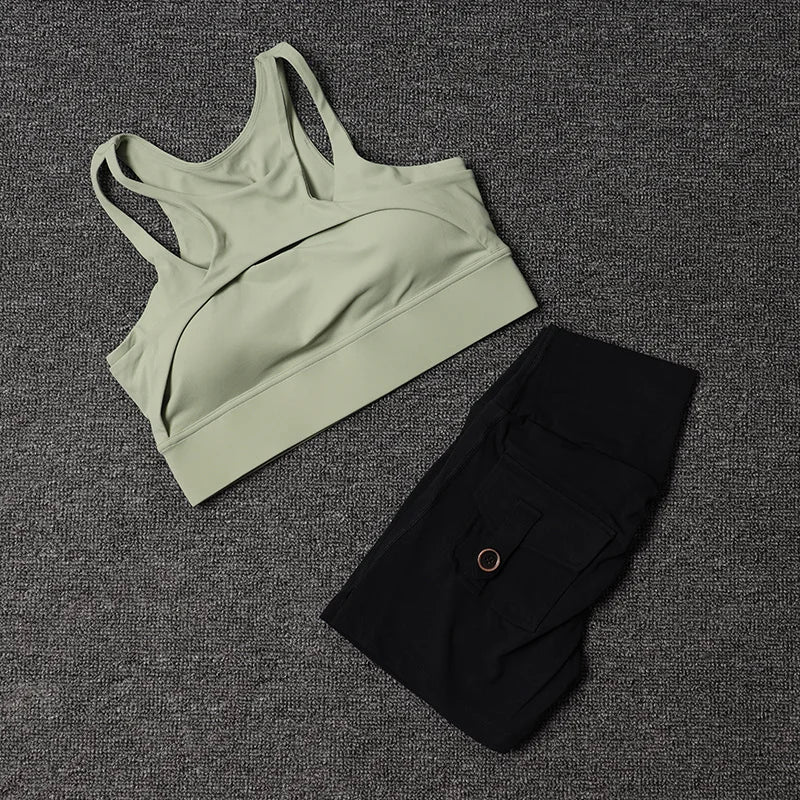 Fitness Shorts Yoga Sets