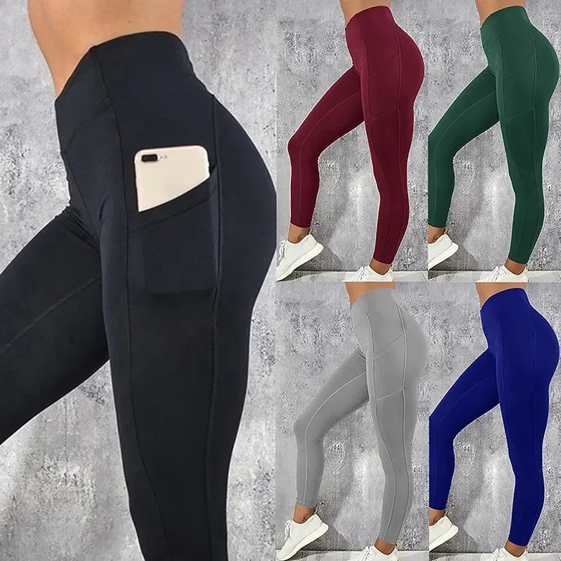 Sportswear Woman Pocketed Gym Leggings