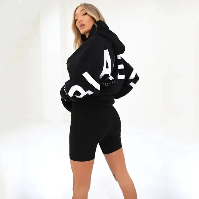 Long Sleeves Loose Hoodies