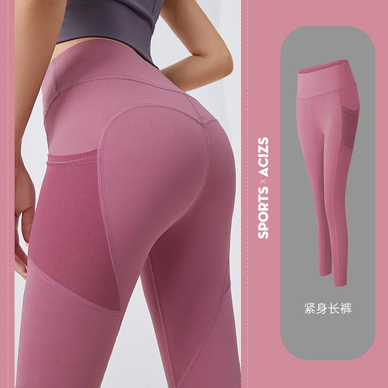 High Waist Quick-Dry Pockets Leggings