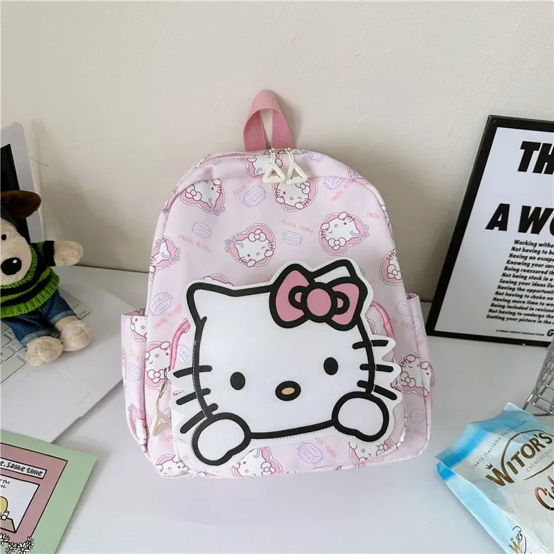 Sanrioed Anime Hello Kitty Cinnamoroll My Melody Kuromi Cute Kid Backpack