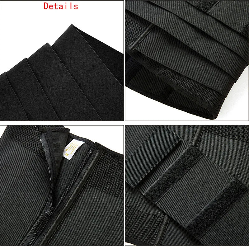 9 Steel Bones Waist Trainer Body Shaper