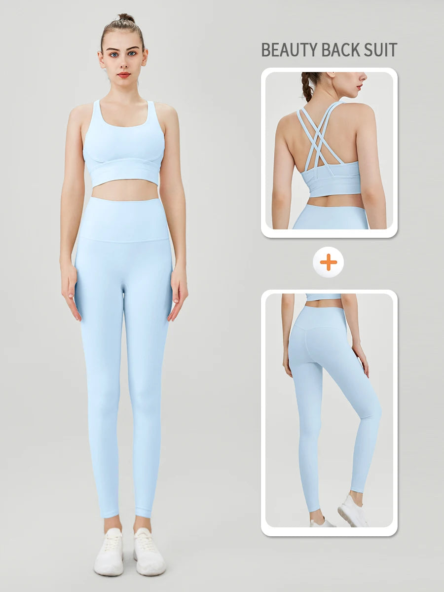 2 Piece Yoga Tracksuit Athletic Wear