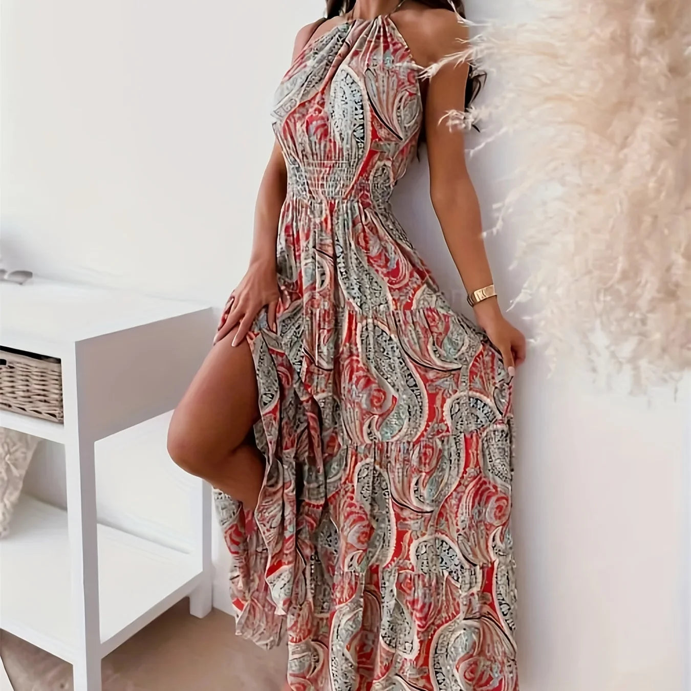 Loose Summer Beach Women’s Long Dress
