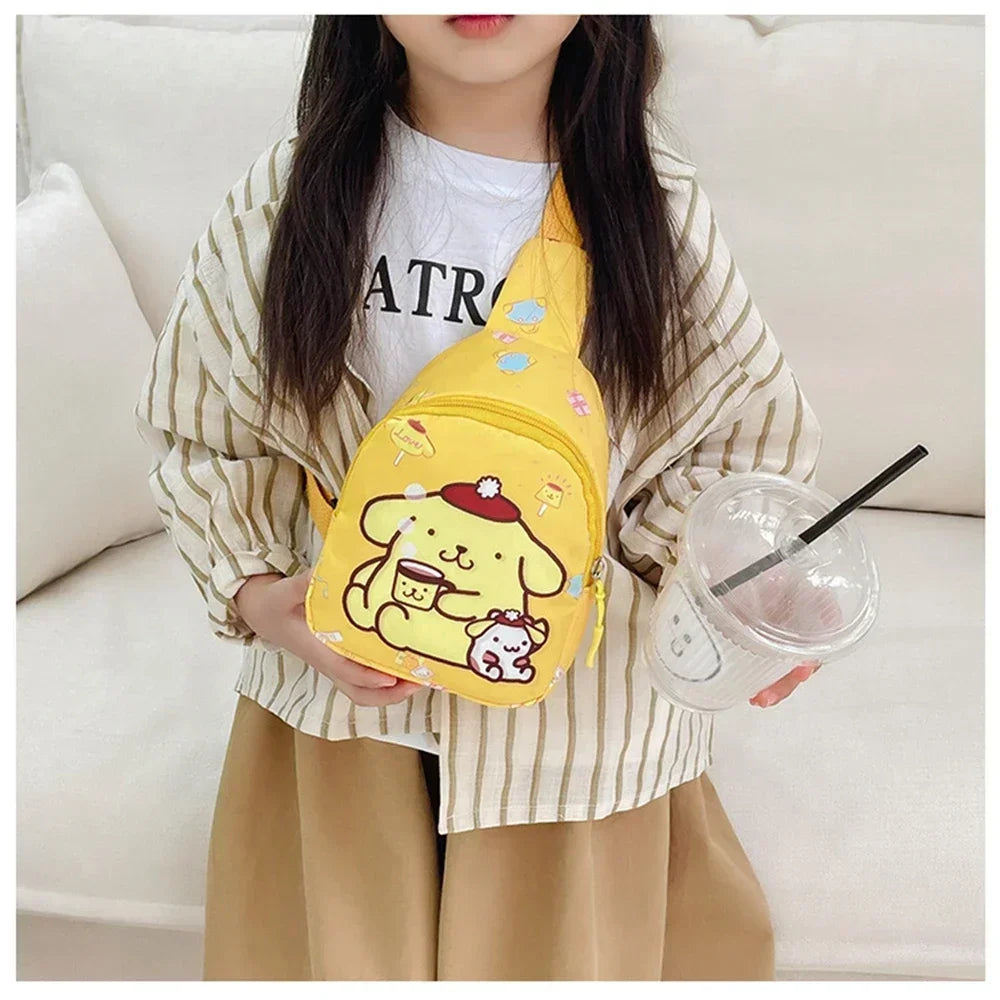 Anime Hello Kitty Sanrio Children Chest Bag