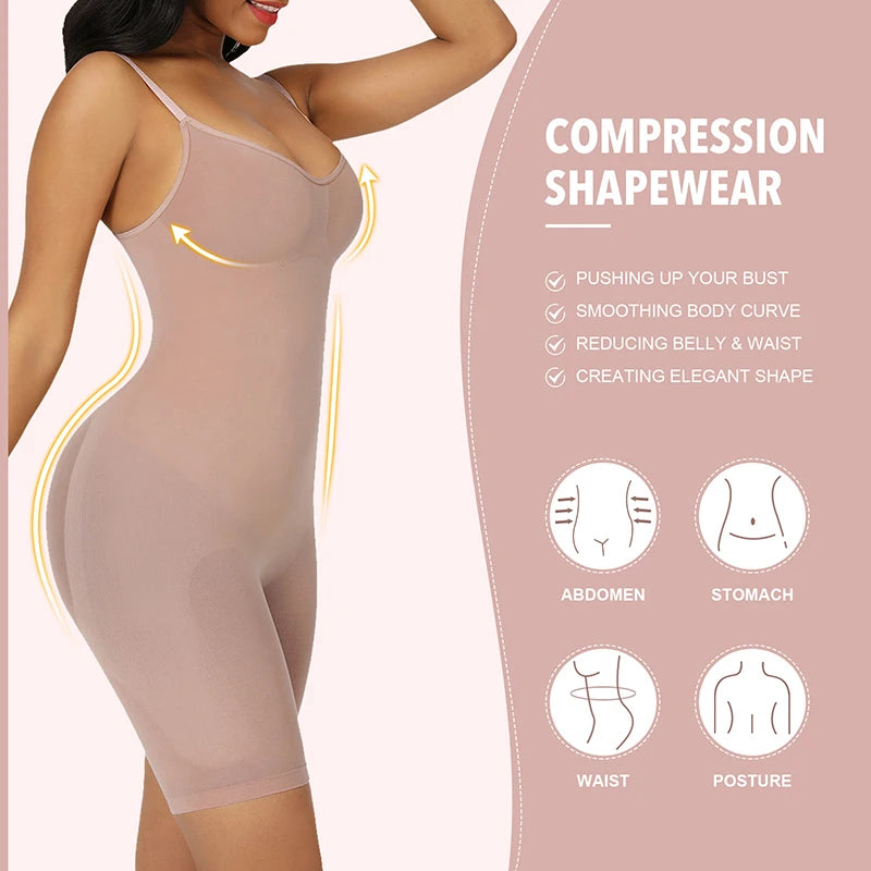 Seamless Bodysuit Compression & Butt Lifter Body Shaper
