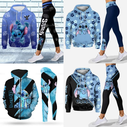 3D Women's Set Sports Disney Yoga Sportswear