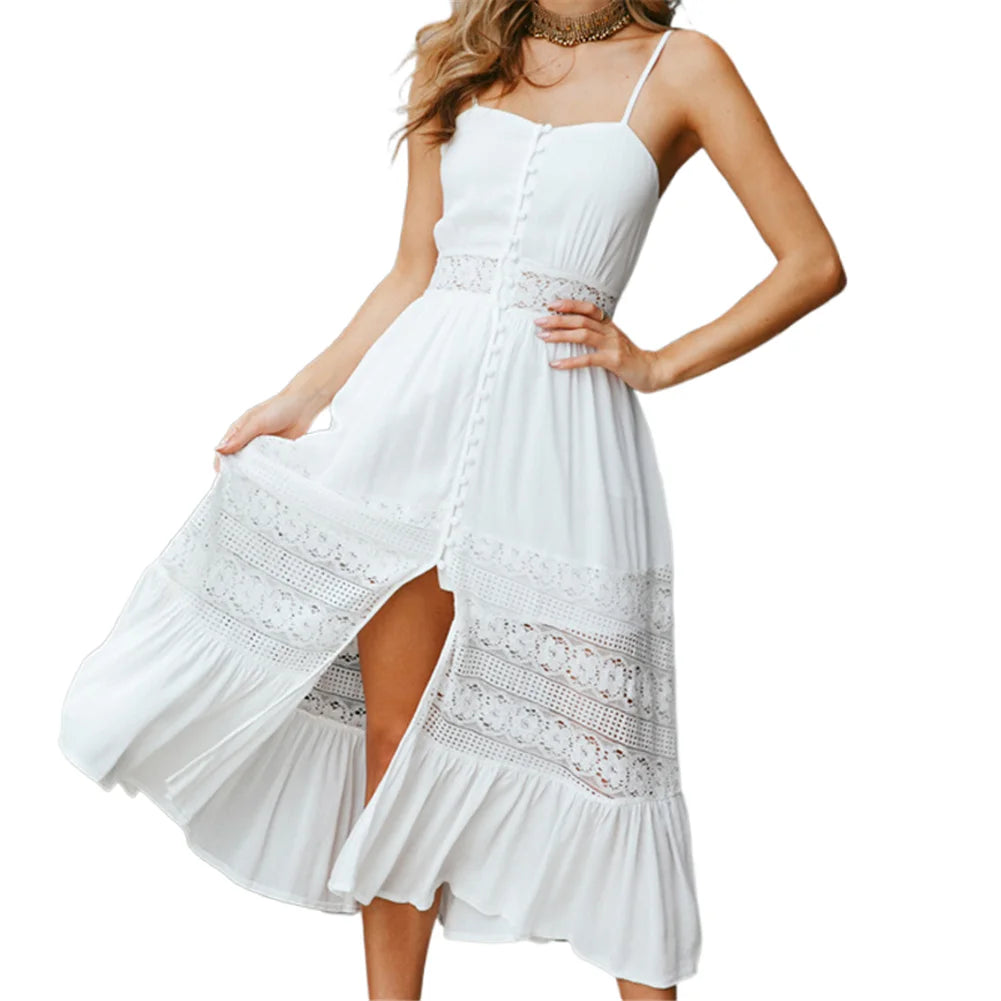 Trendy Casual Beachwear Cover-ups Outfits Long Maxi Dress
