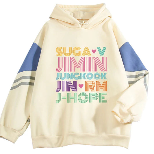 Printed Kpop Hoodie
