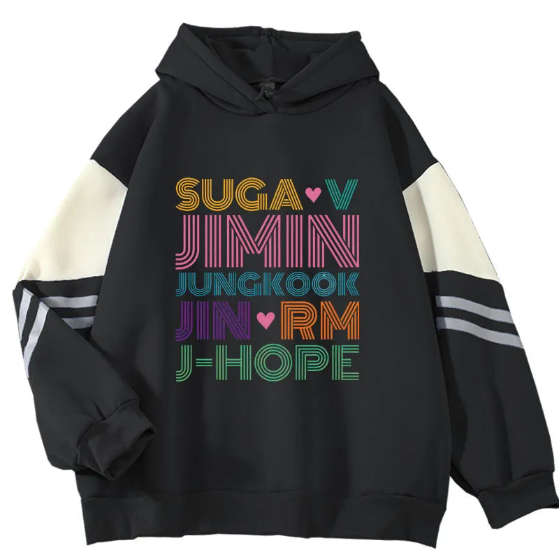 Printed Kpop Hoodie