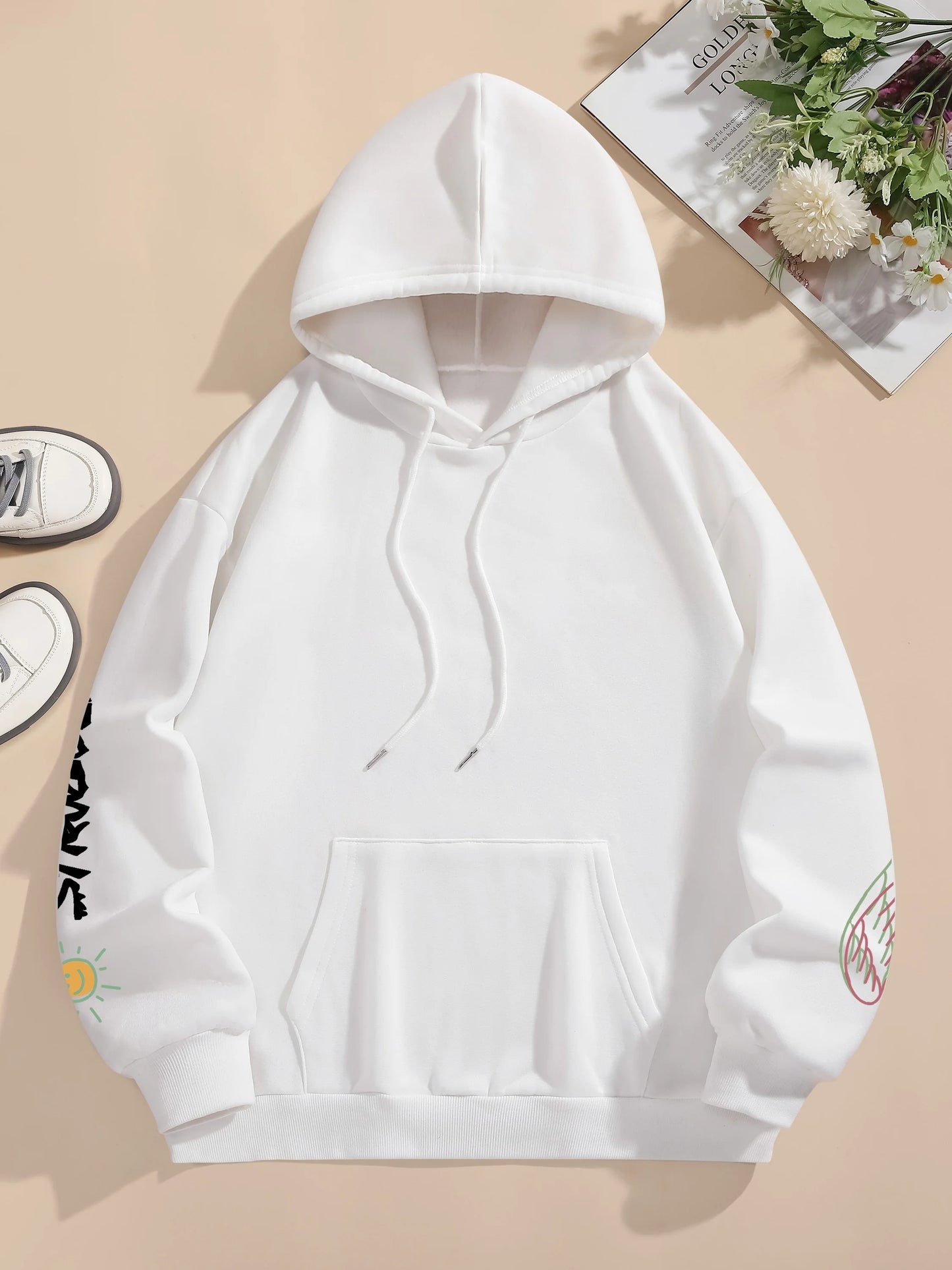 Endless Struggle Graffiti Bear Printed Hoodies