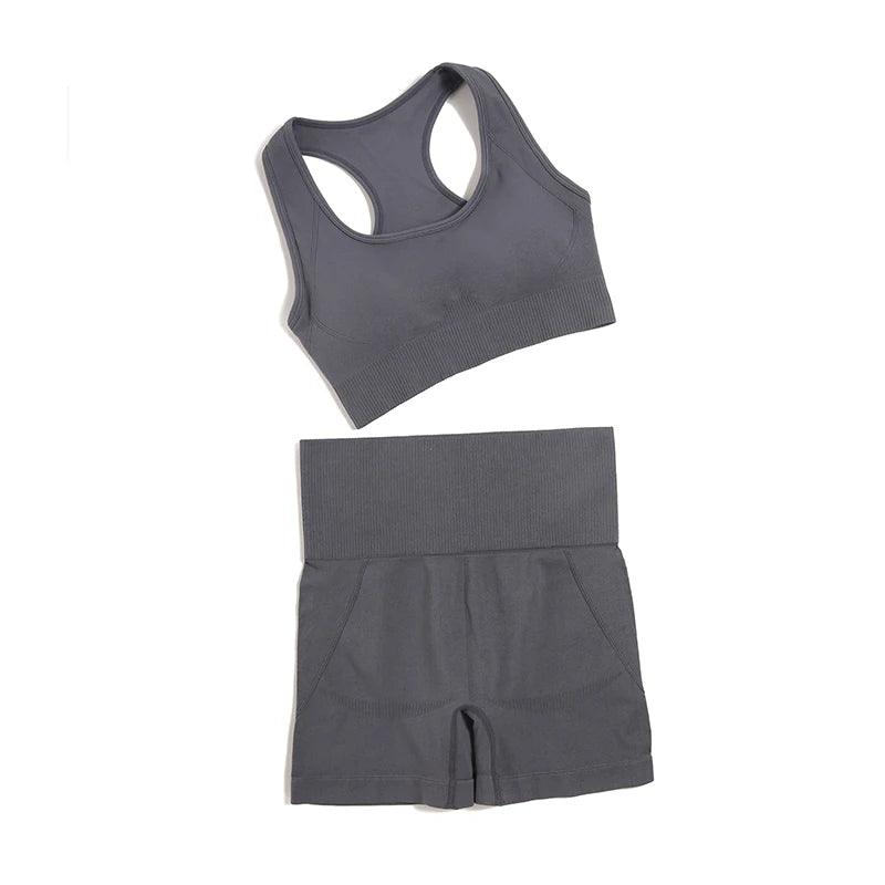 2/3/4pcs Seamless Yoga Set Gym Clothes