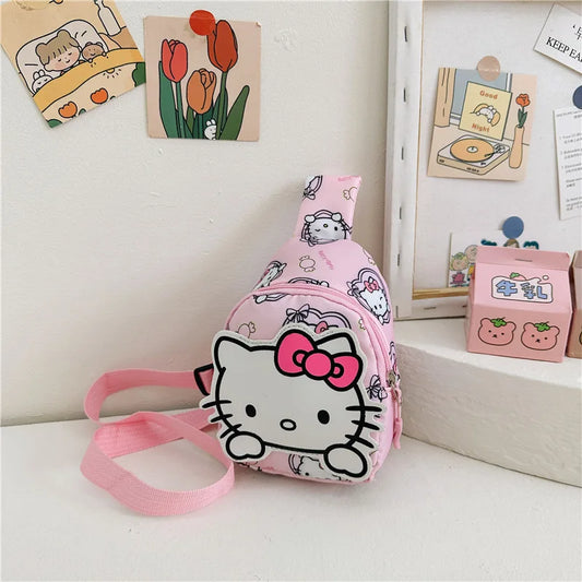 Kawaii Sanrio Hello Kitty Chest Bag Crossbody Bags