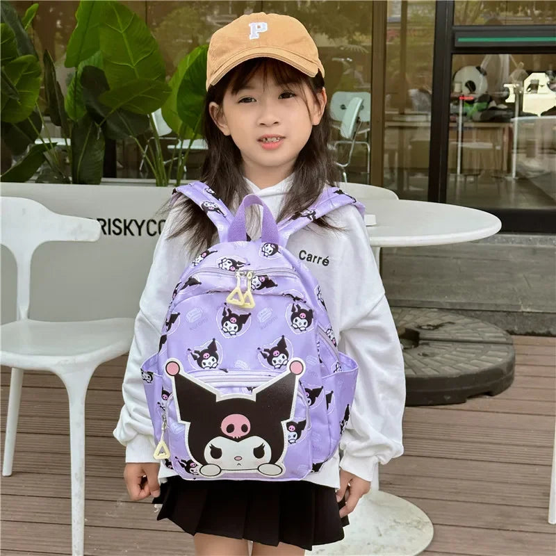 Sanrioed Anime Hello Kitty Cinnamoroll My Melody Kuromi Cute Kid Backpack