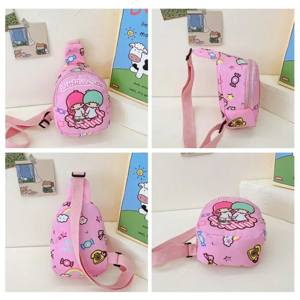Anime Hello Kitty Sanrio Children Chest Bag