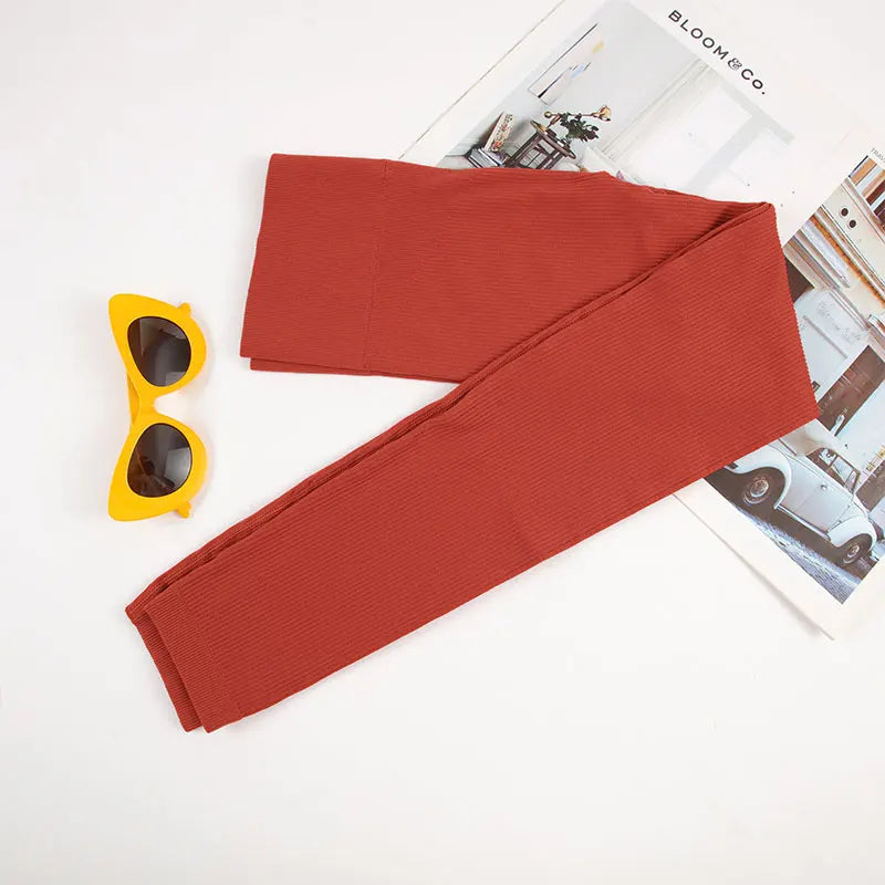 Running Bra without Pad with Workout Leggings