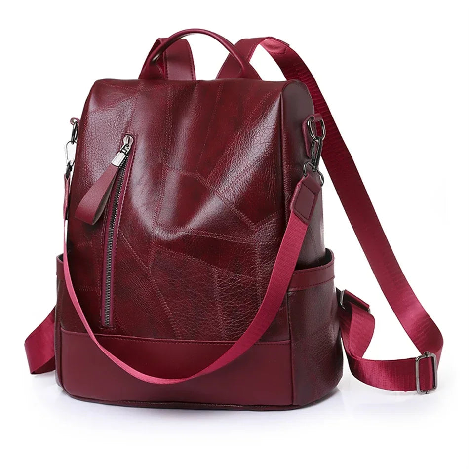 Soft Leather Vintage Backpack
