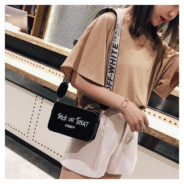 Trick Or Treat Square Crossbody Bag