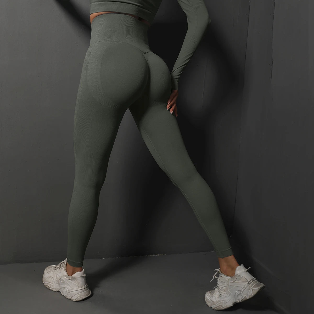 Seamless High Waist Booty Lifting Gym Leggings
