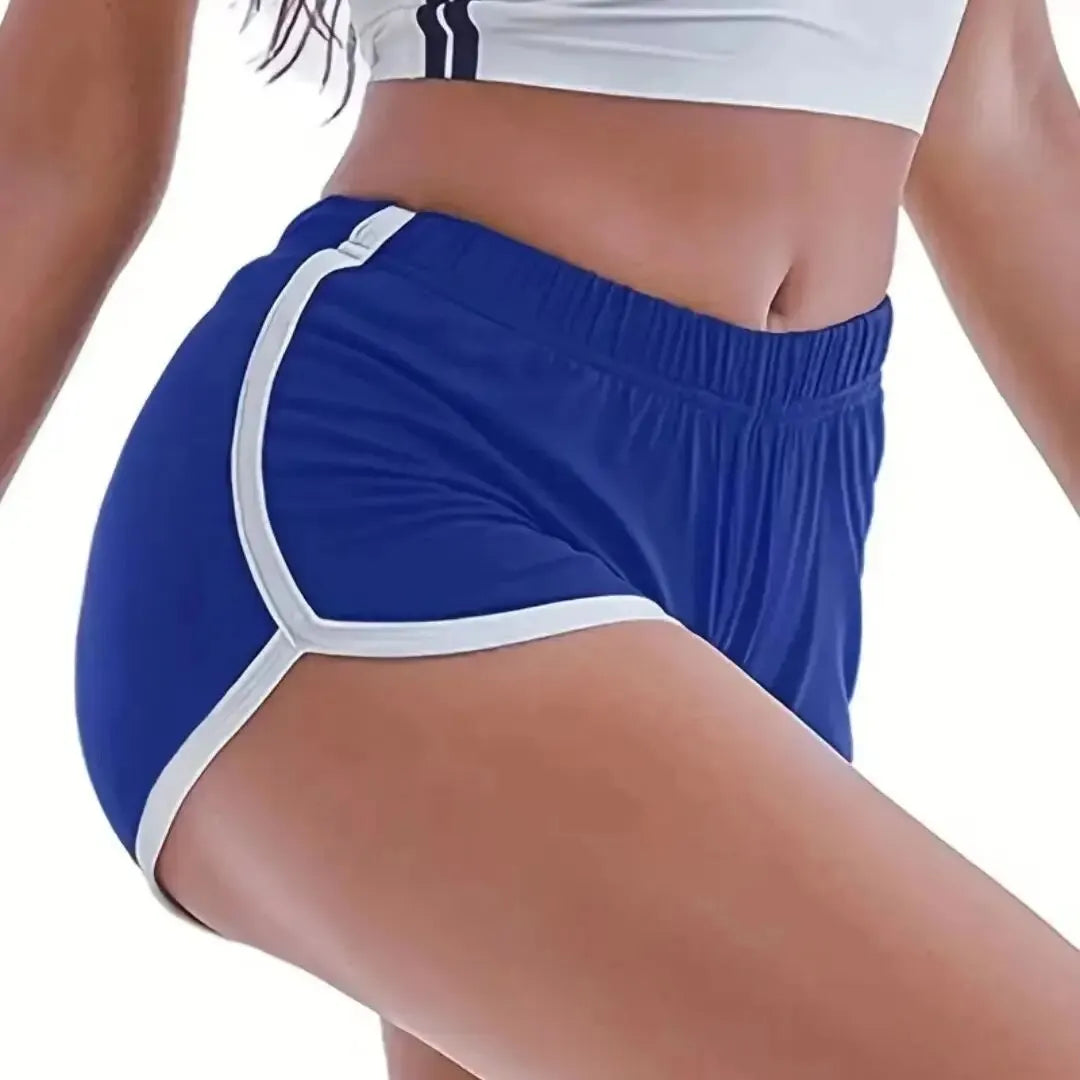 High-Waisted Thin Anti-Walking Three-Point Yoga Hot Pants