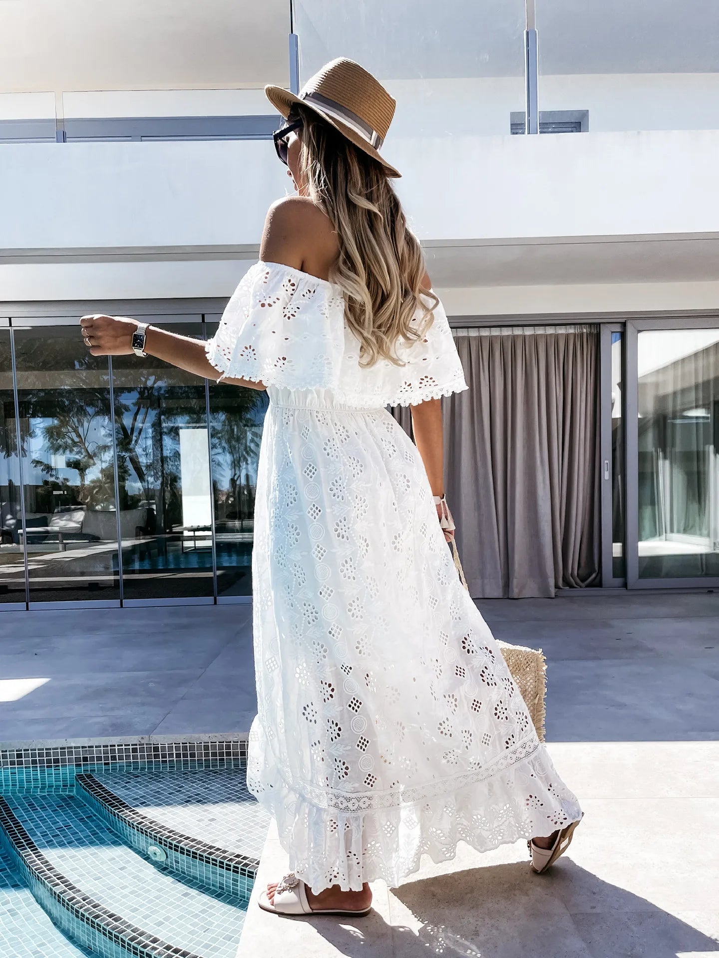 Trendy Casual Beachwear Cover-ups Outfits Long Maxi Dress