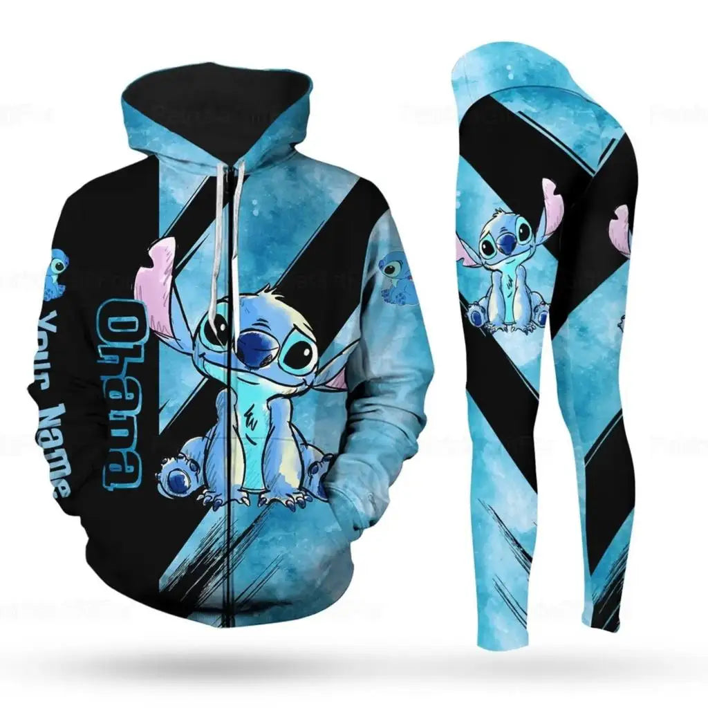 3D Women's Set Sports Disney Yoga Sportswear