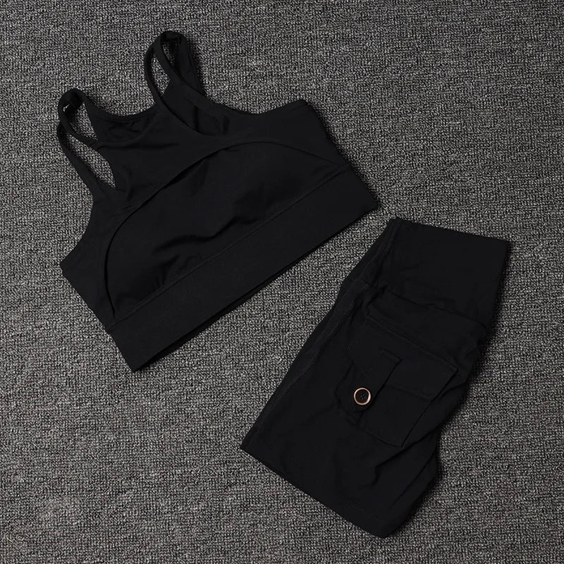 Fitness Shorts Yoga Sets
