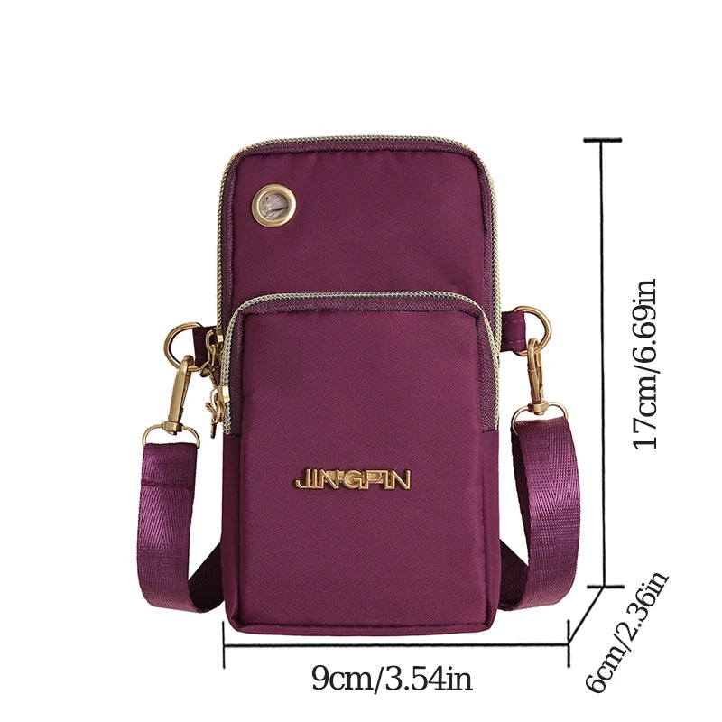 Fashionable and Convenient Waterproof  Zipper Mini Bag