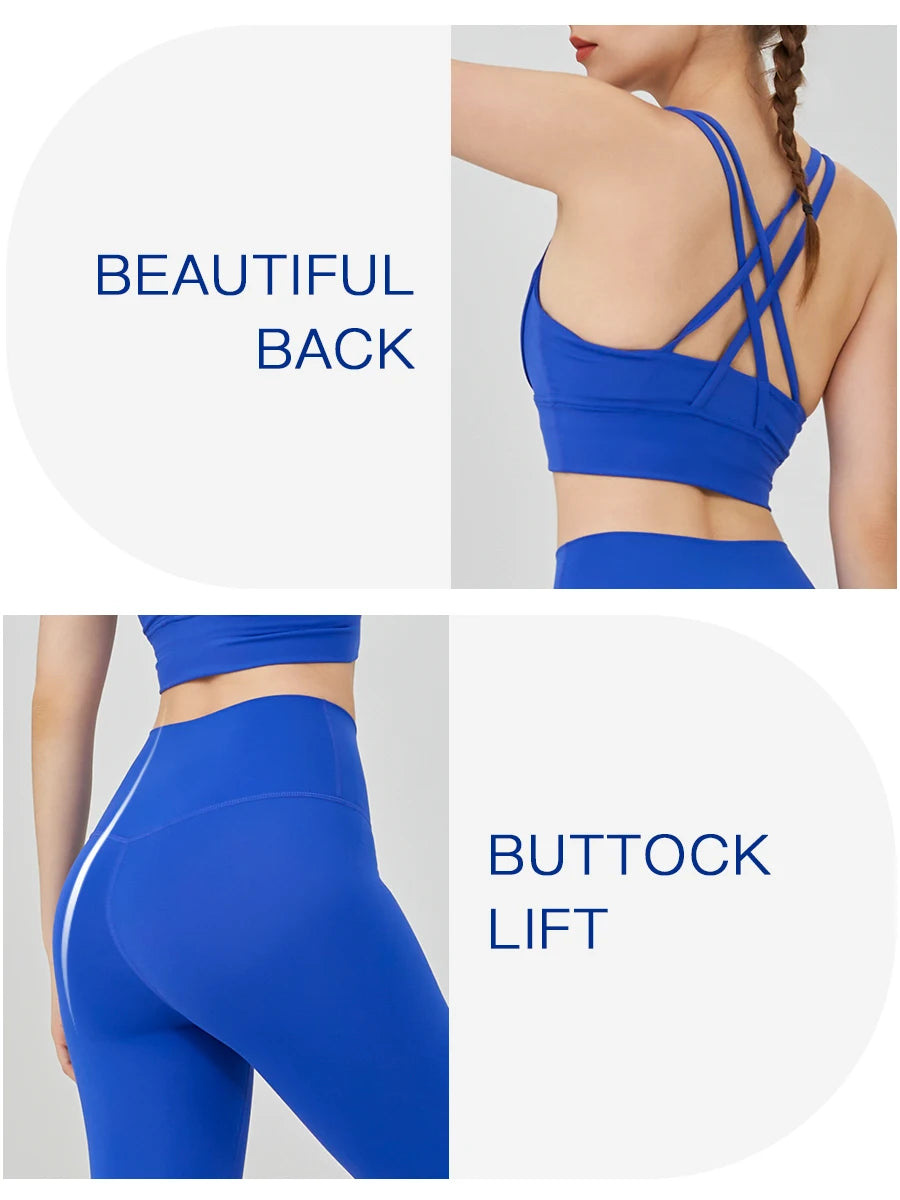 2 Piece Yoga Tracksuit Athletic Wear