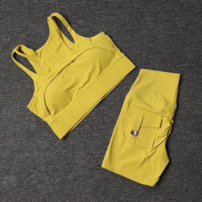 Fitness Shorts Yoga Sets