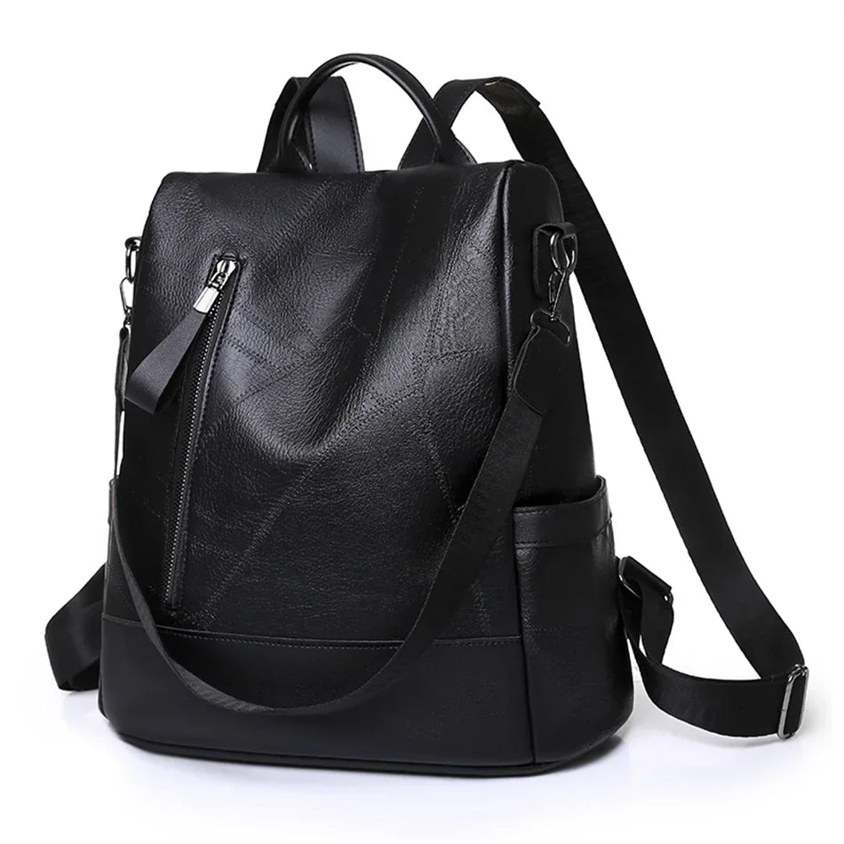 Soft Leather Vintage Backpack