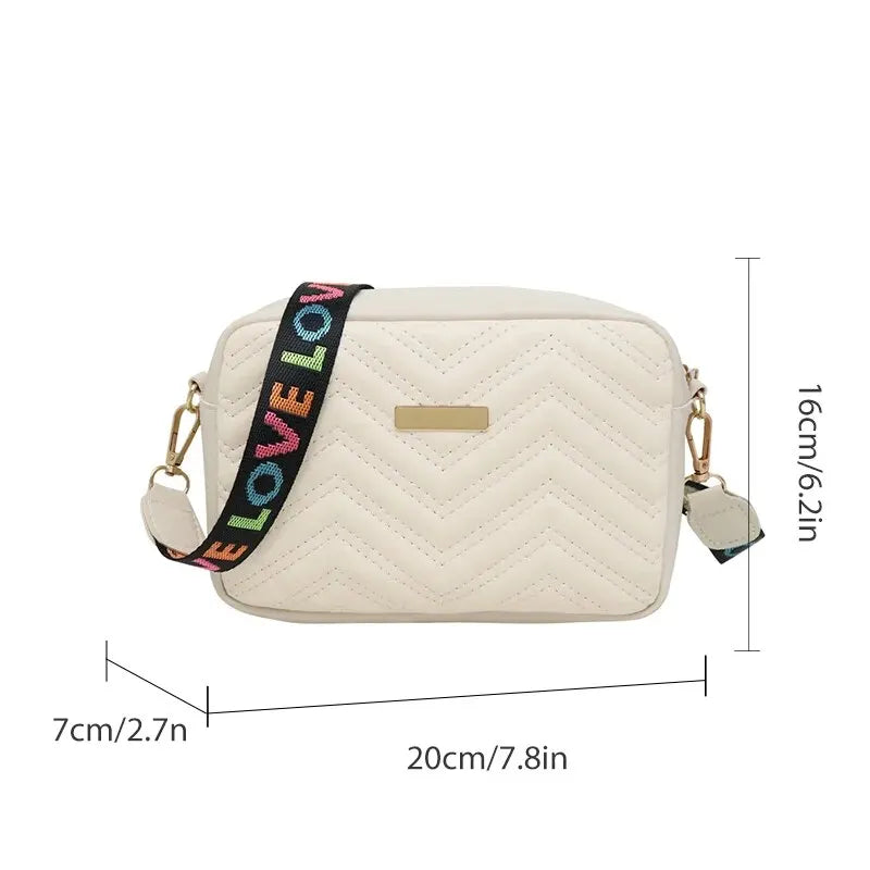 Rilibegan Embroidered Camera Bag Versatile Single Shoulder Bag