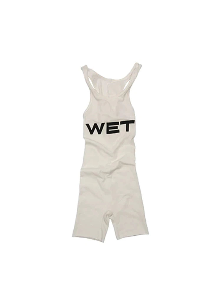 Hip Hop Emo Girl Chic Aesthetic Jumpsuit