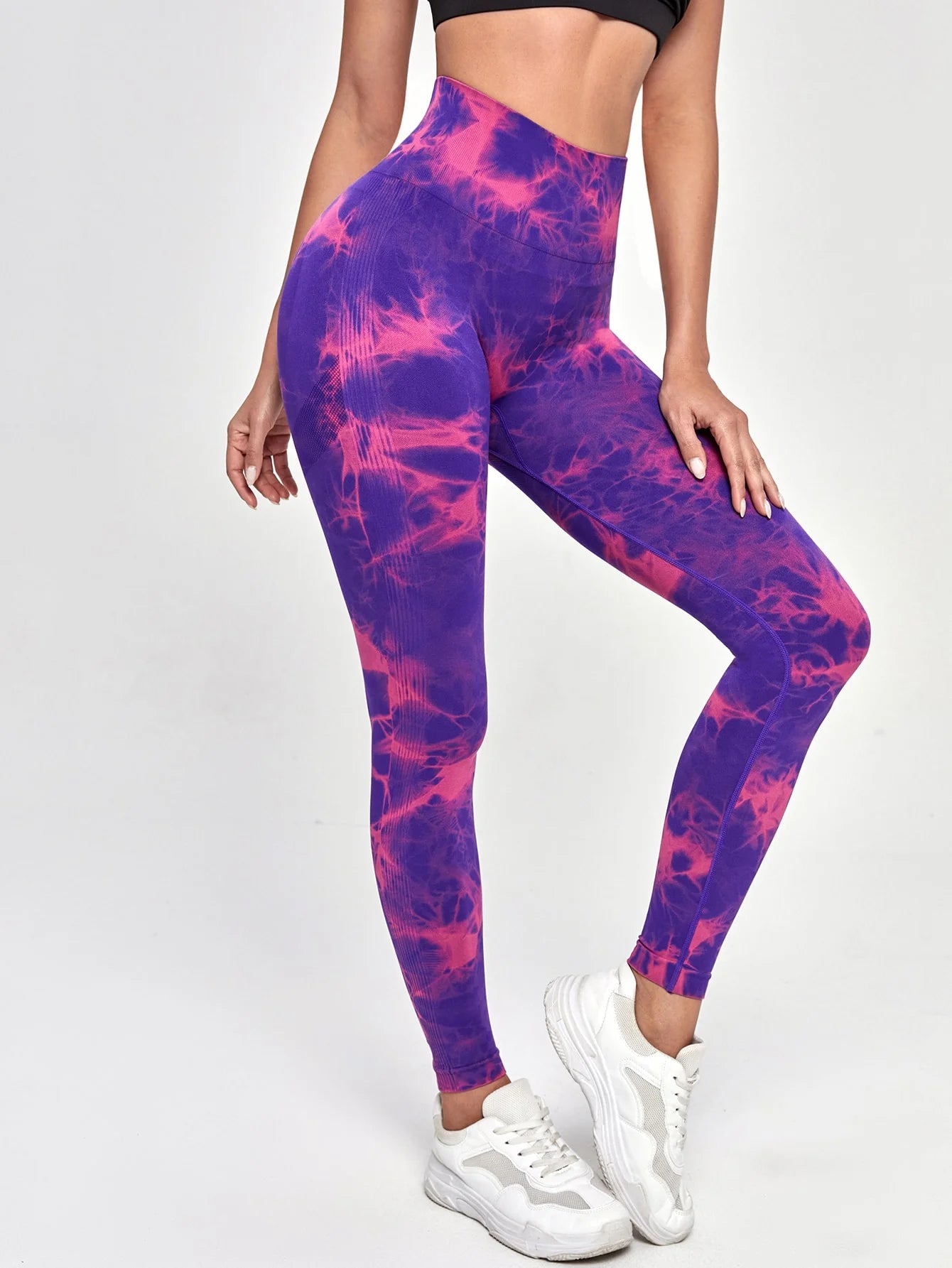 Tie Dye Seamless High Waist Yoga Pants