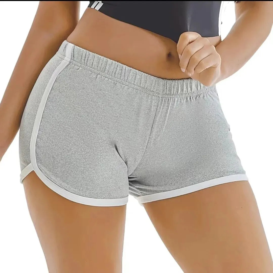 High-Waisted Thin Anti-Walking Three-Point Yoga Hot Pants