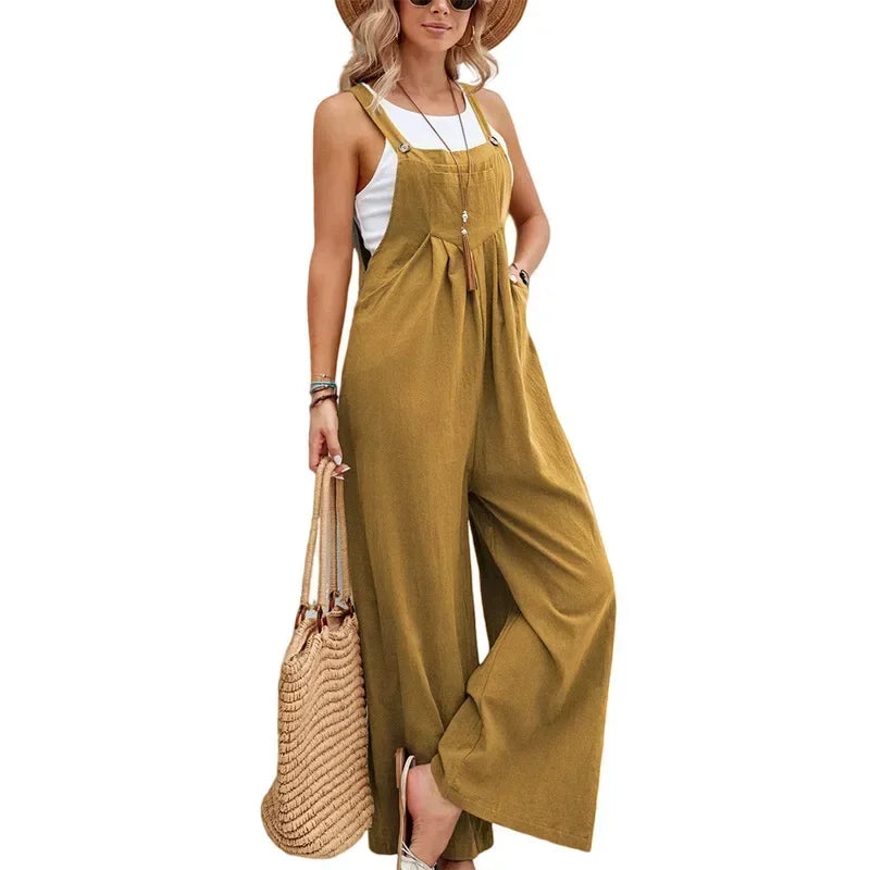 Wide Leg Baggy fit Dungarees