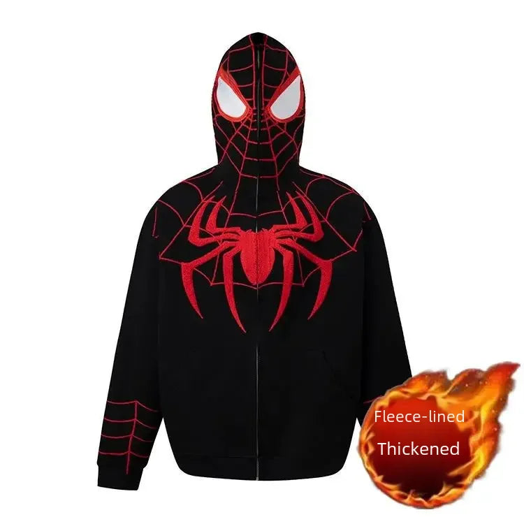American Style Spiderman Hooded Sweatshirt