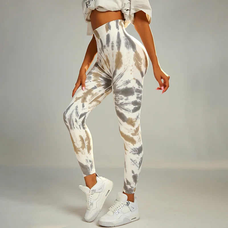 Tie Dye Yoga Pants Gym Leggings