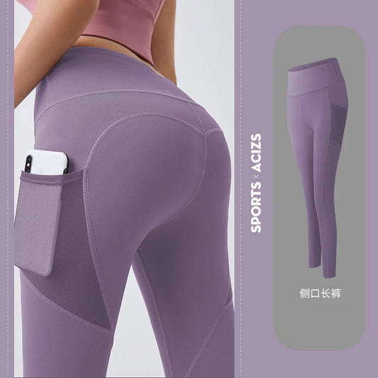 High Waist Quick-Dry Pockets Leggings